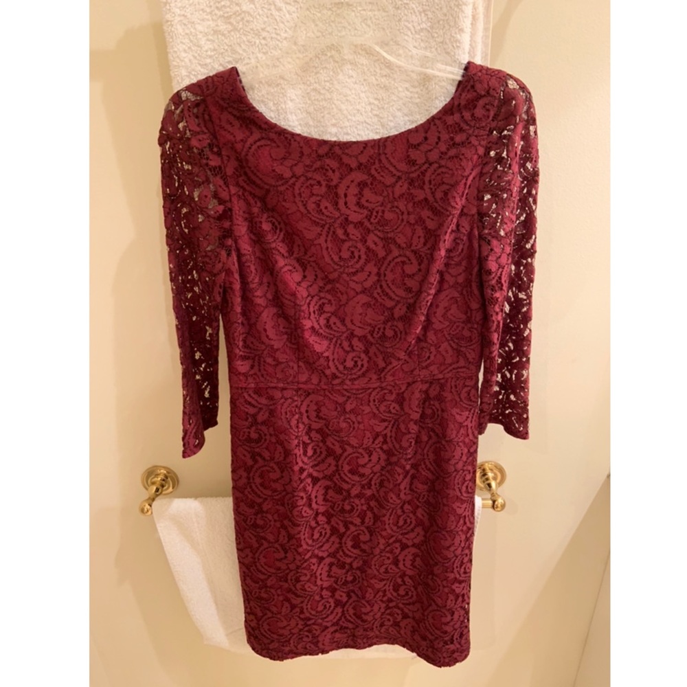 Deep red J.Crew dress